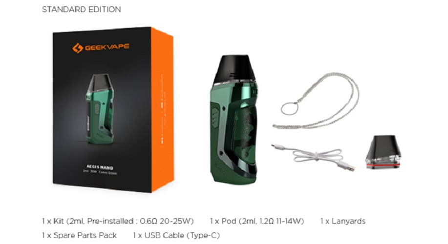 Geekvape aegis nano pod kit geekvape aegis nano pod system $16. 79 (usa)