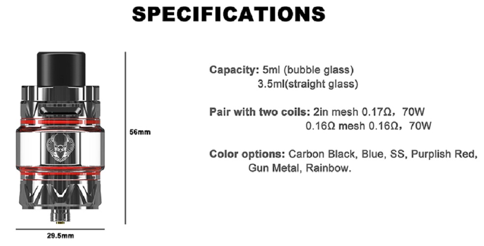 Horizon sakerz vape tank horizon sakerz tank $15. 69