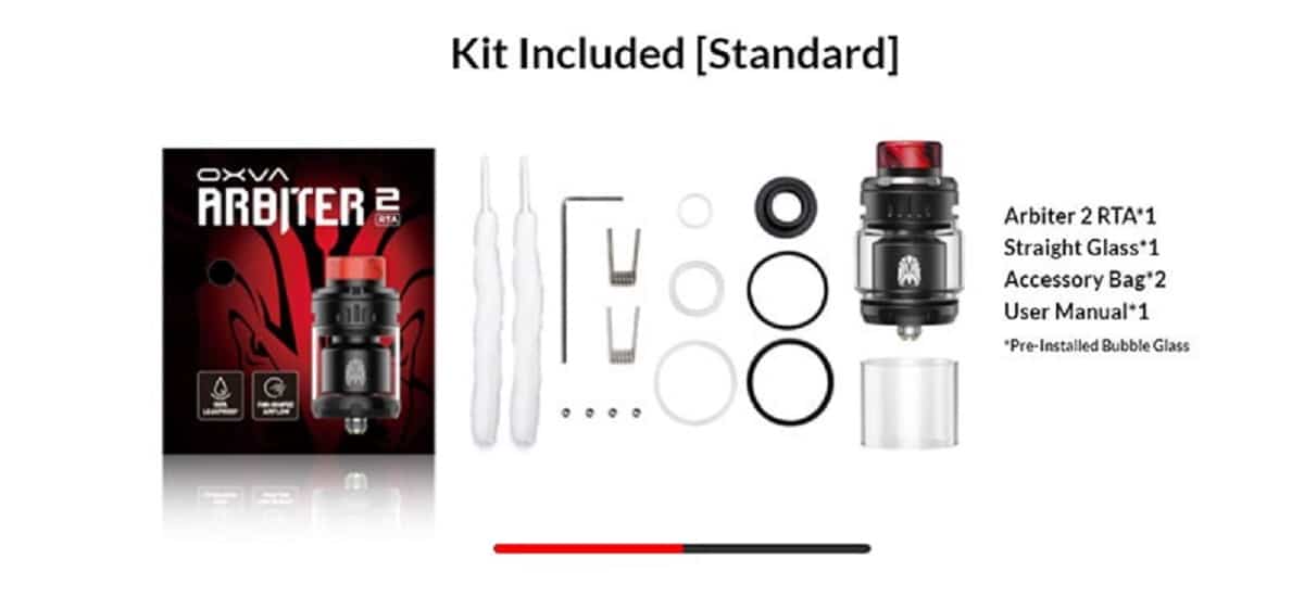 Oxva arbiter 2 26mm rta oxva arbiter 2 rta $19. 61