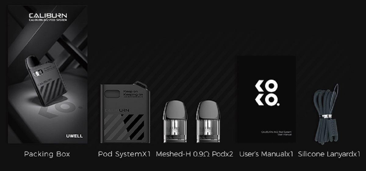 Uwell caliburn ak2 pod vape kit uwell caliburn ak2 pod system kit $10. 21