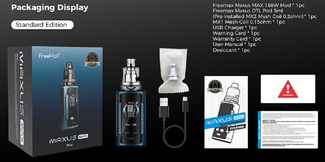 Freemax maxus max starter kit freemax maxus max kit $19. 07