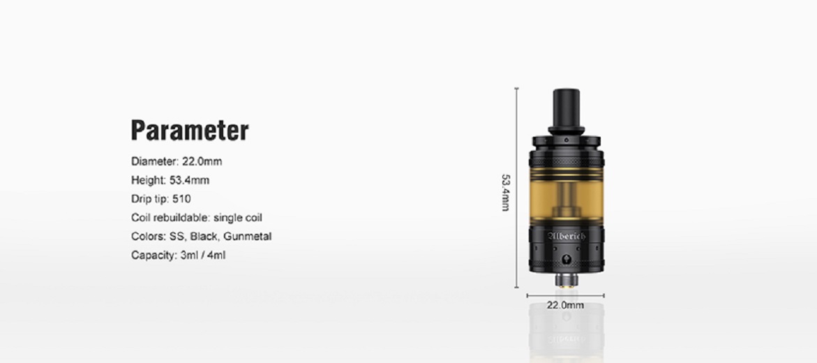 Vapefly alberich 22mm rta vapefly alberich mtl rta $15. 96
