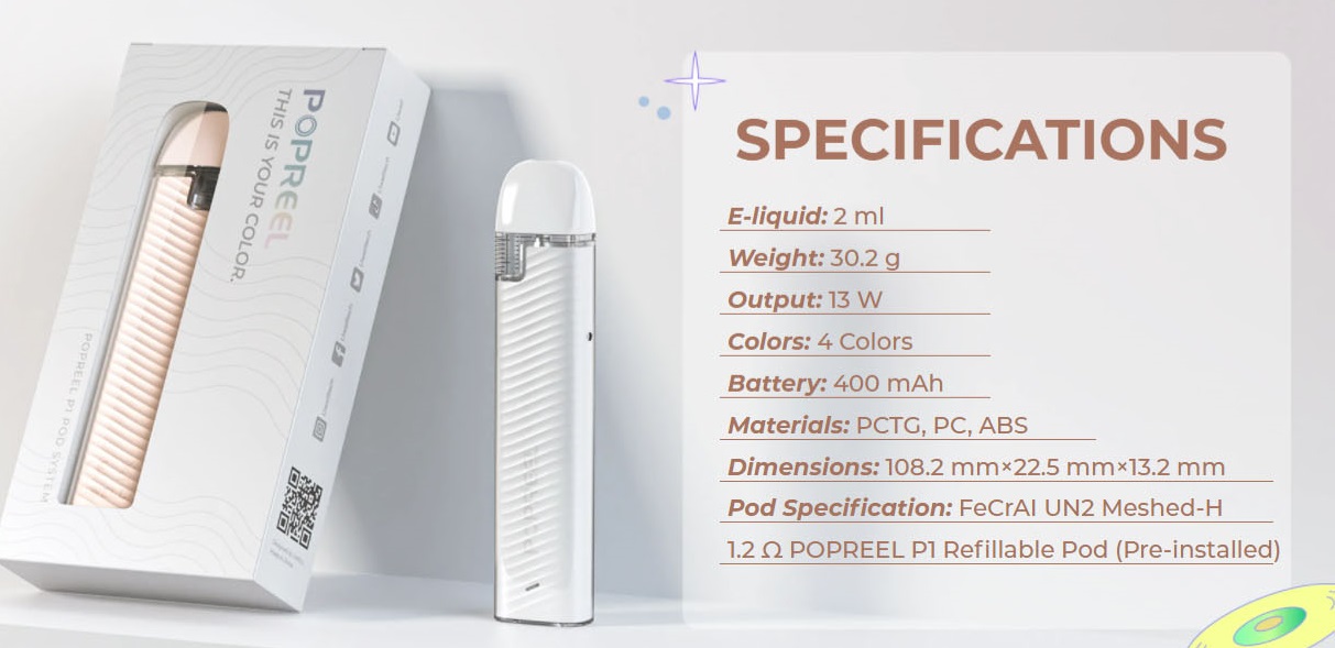 Uwell popreel p1 pod kit uwell popreel p1 pod system $4. 96