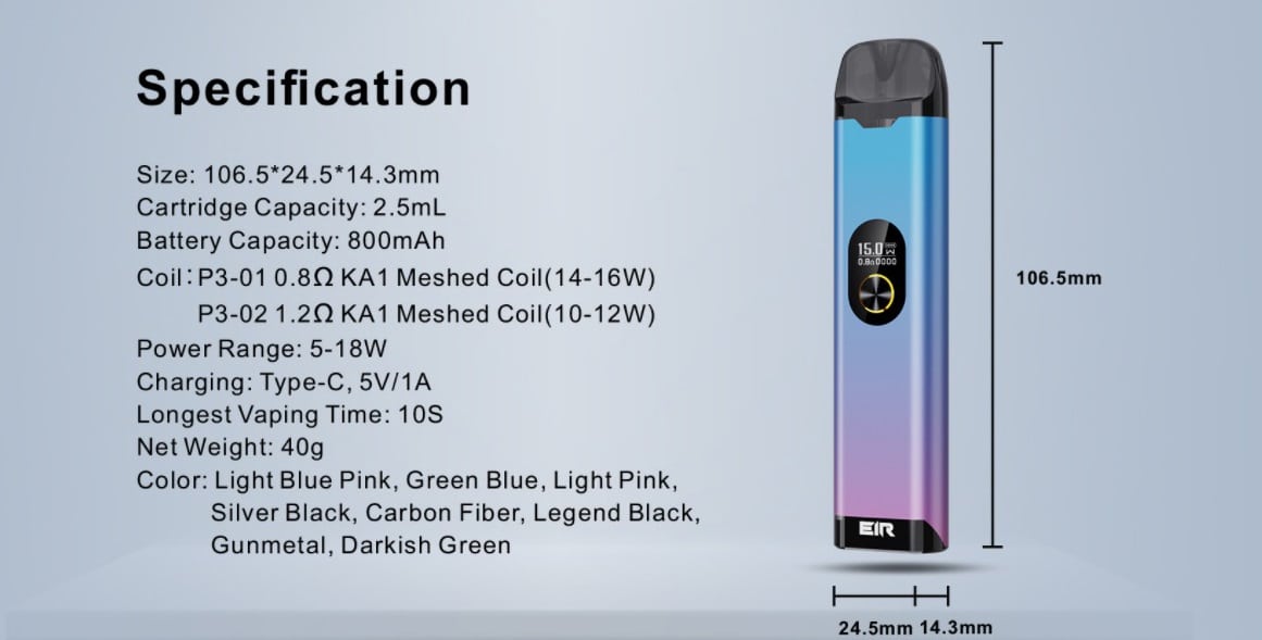 Hellvape eir pod kit hellvape eir pod system $16. 49
