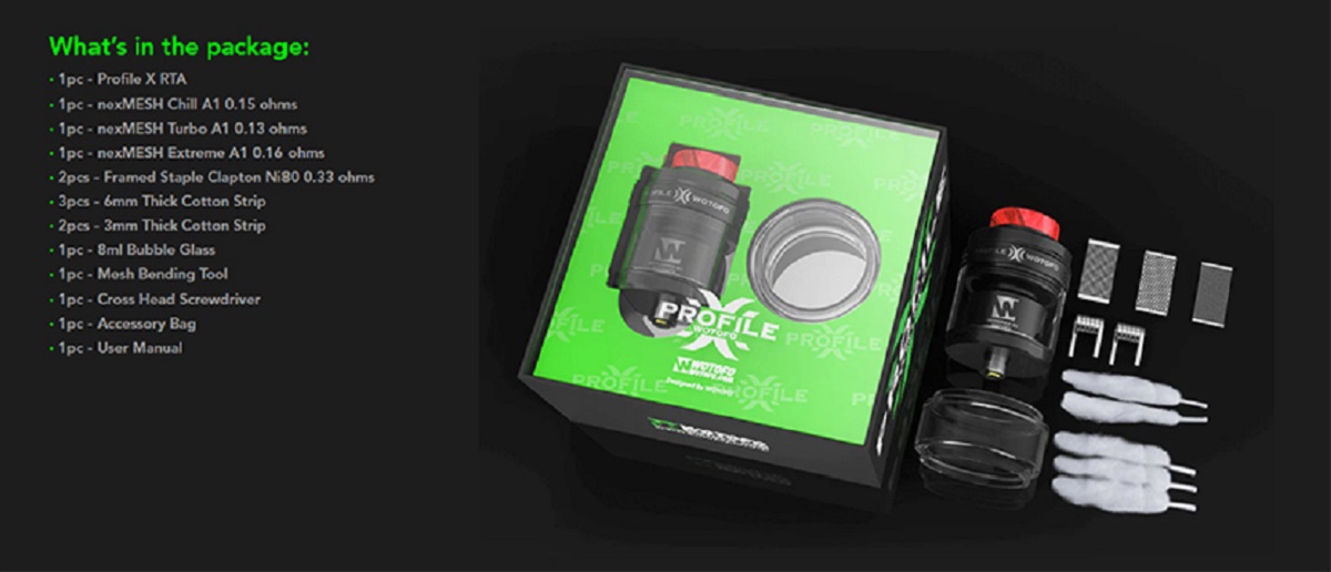 Wotofo profile x 28mm rta wotofo profile x rta $20. 99