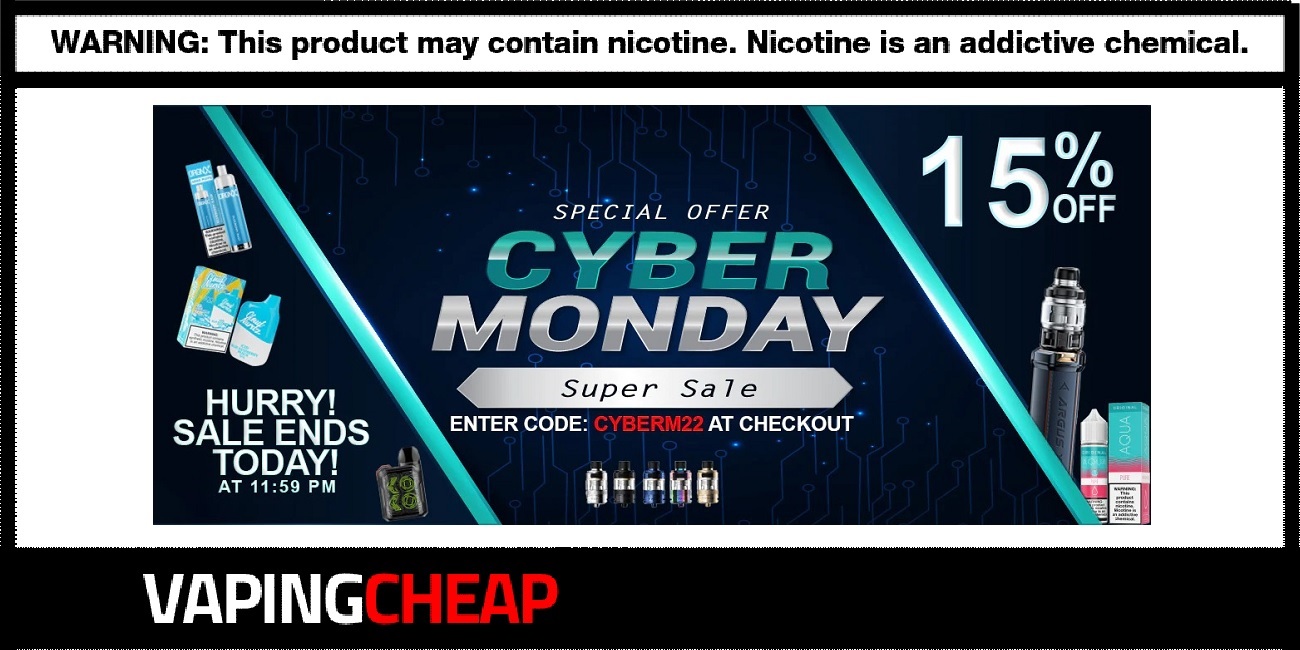 Flawless vape shop cyber monday sale 2022 best cyber monday vape deals 2022!