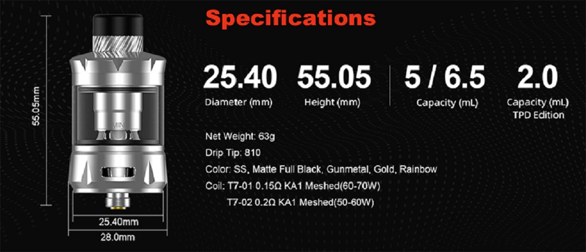 Hellvape tlc sub ohm tank hellvape tlc tank $24. 99