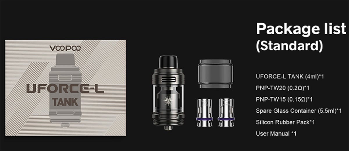 Voopoo uforce l vape tank voopoo uforce-l tank $17. 62