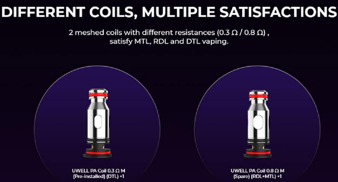 Uwell pa replacement coil 4 pack uwell pa replacement coil 4 pack $9. 89 (usa)