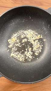 saute garlic