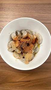 shrimp with seasoning