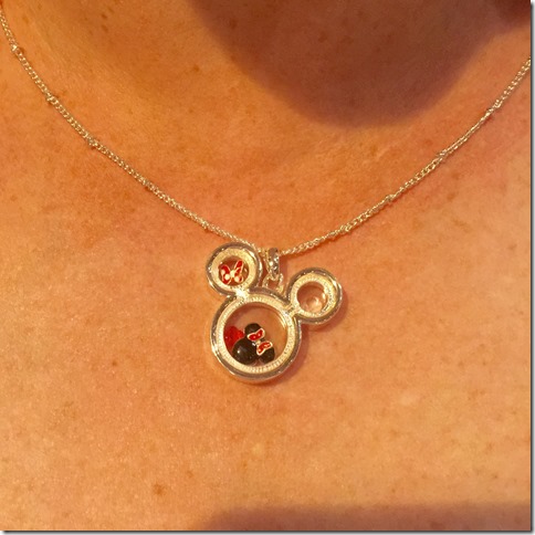 Minnie Mouse necklace