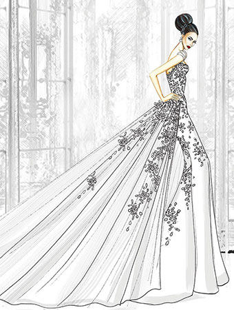 alfred-angelo-snow-white-278r-sketch