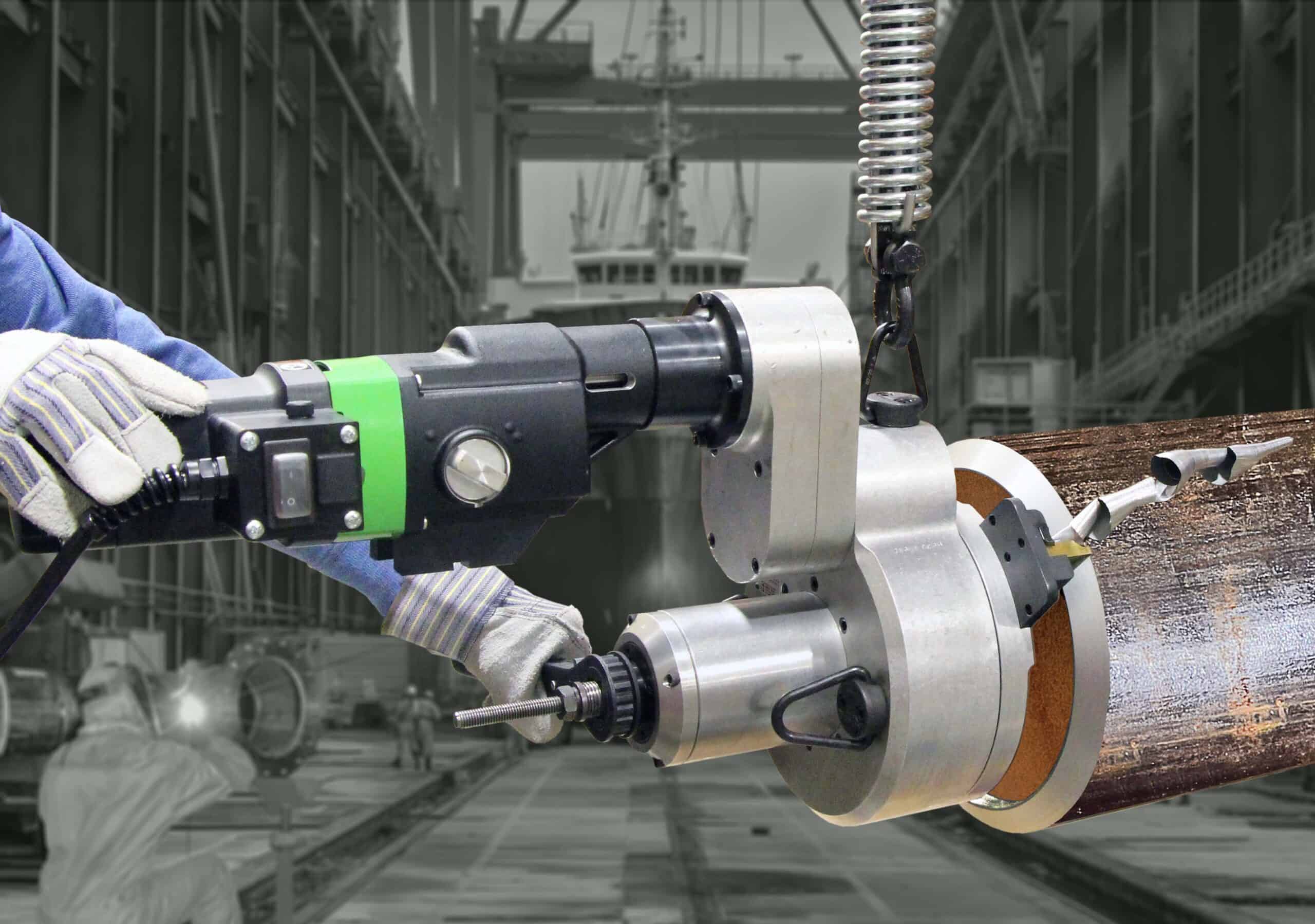 COMMANDER ELECTRIC MOTOR Pipe Beveling Tool