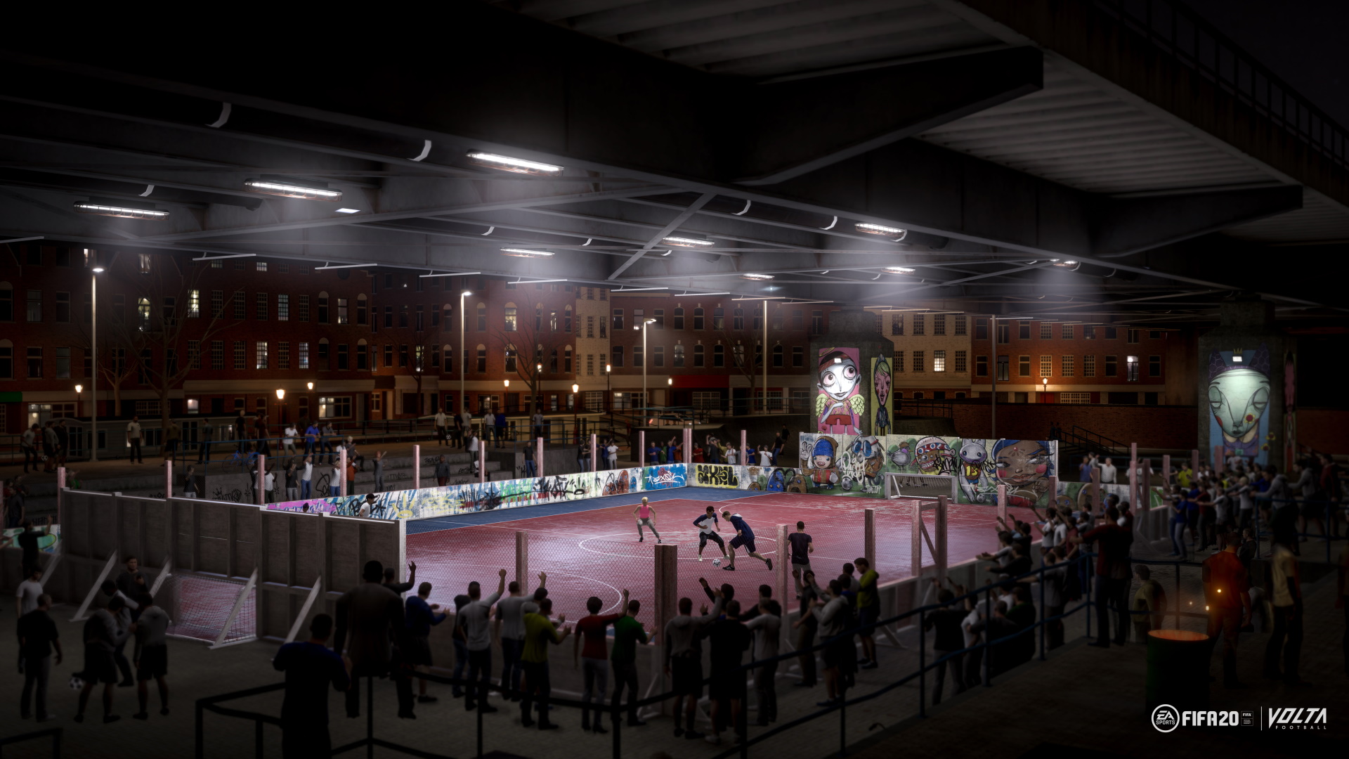 A screenshot from FIFA 20 Volta - Amsterdam