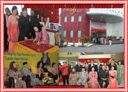 perasmian wisma public gold