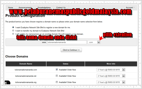 daftar domain baru exabytes