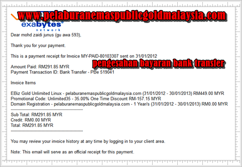pengesahan bayaran dari exabytes