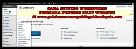 cara setting wordpress