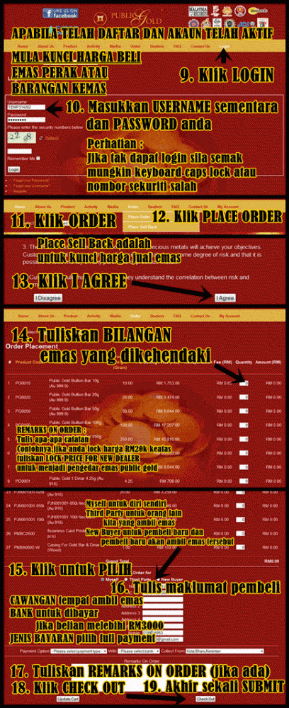 cara beli emas dan perak
