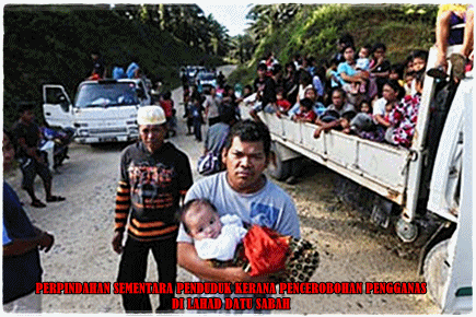 pindah kerana pengganas di lahad datu