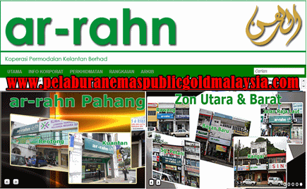 arrahnu terima pajak emas dinar gold bar public gold