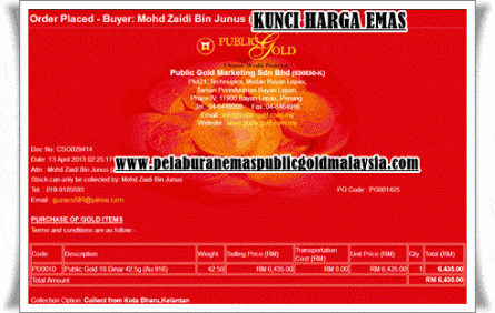 harga emas termurah