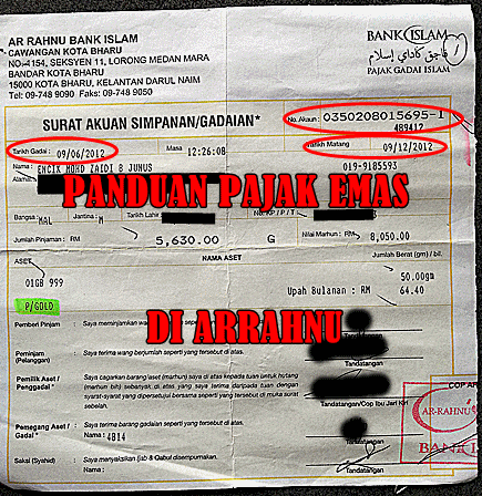 Panduan pajak emas