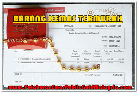 barangan kemas emas 916 termurah