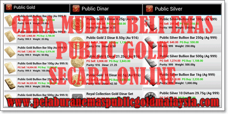 cara mudah beli emas public gold
