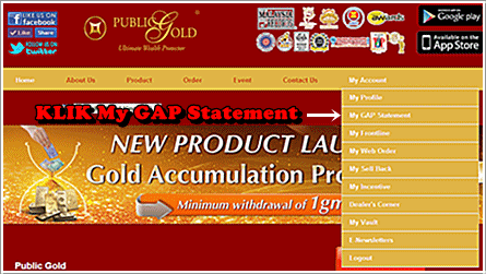 GAP statement public gold