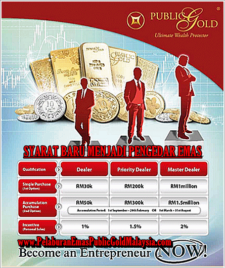 syarat baru menjadi pengedar emas public gold