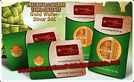 emas dinar 24k tanpa cukai gst