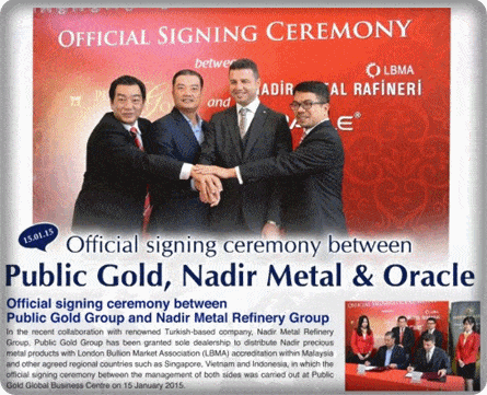 public Gold, Nadir metal dan oracle