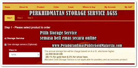 storage service AGSS public gold
