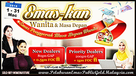 tawaran untuk wanita berniaga emas