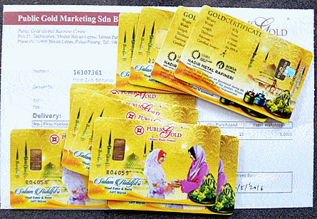 gold bar 0.5 gram raya