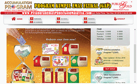 Accumulation Program Public Gold