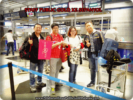 Staff Public Gold ke Sepanyol