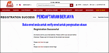 pendaftaran shopper pg mall