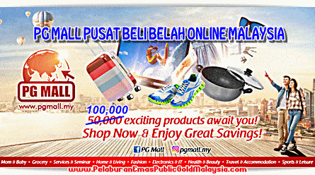 pg mall pusat beli belah online Malaysia