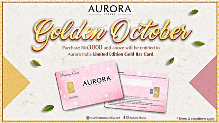 Promosi Emas Perhiasan Aurora Italia