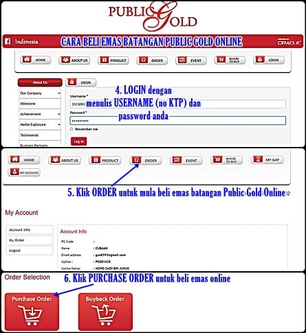 Cara Beli Emas Batangan Public Gold