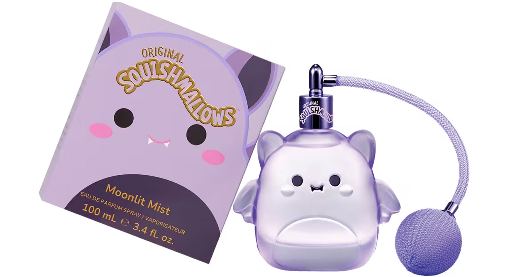 Squishmallows Moonlit Mist fragrance bottle