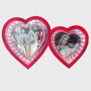 מנורת לבבות בעיצוב אישי