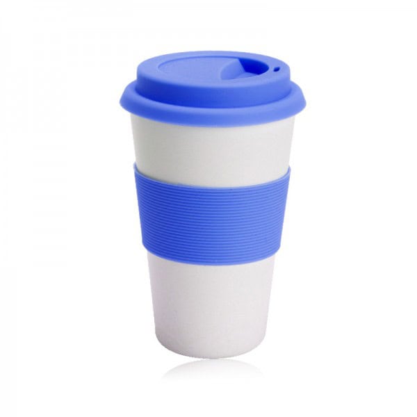 ⁦דופיו - כוס תרמית לקפה רב-פעמית עשויה במבוק⁩ – תמונה ⁦5⁩