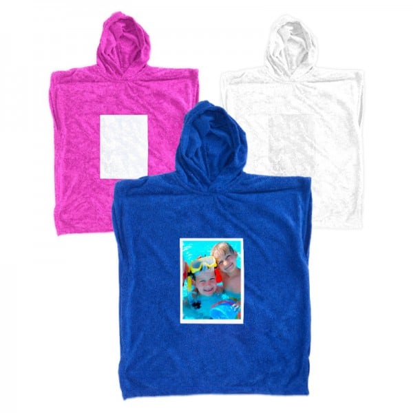 פונצ'ו מגבת לילדים