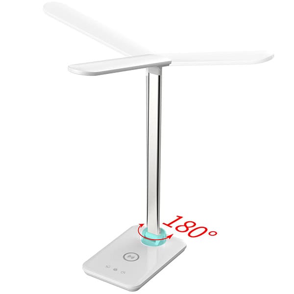 ⁦מנורת לד שולחנית עם מטען אלחוטי 10W⁩ – תמונה ⁦3⁩