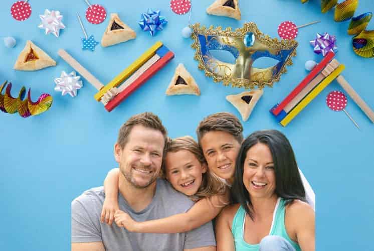 צילומי משפחה בפורים