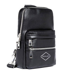 REPLAY - ריפליי תיק צד אלכסוני עם רצועת כתף